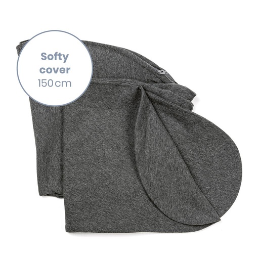 Hoes relaxkussen Softy chine anthracite