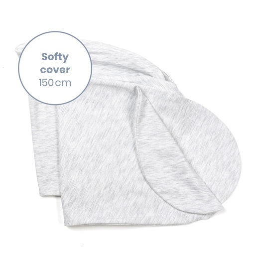 Hoes relaxkussen Softy chine white