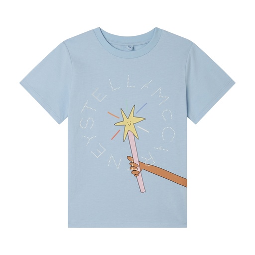 T-shirt toverstaf light blue