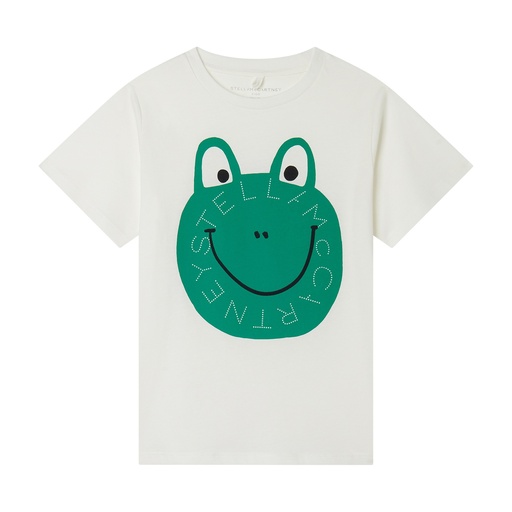 T-shirt kikker ivory