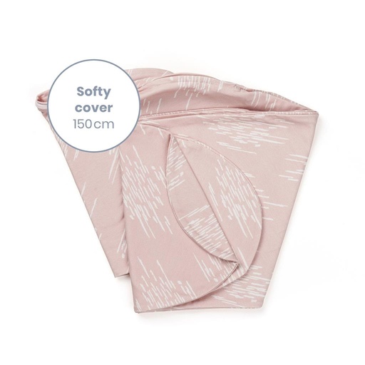 Hoes relaxkussen Softy misty pink