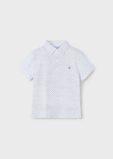 Polo white-midn