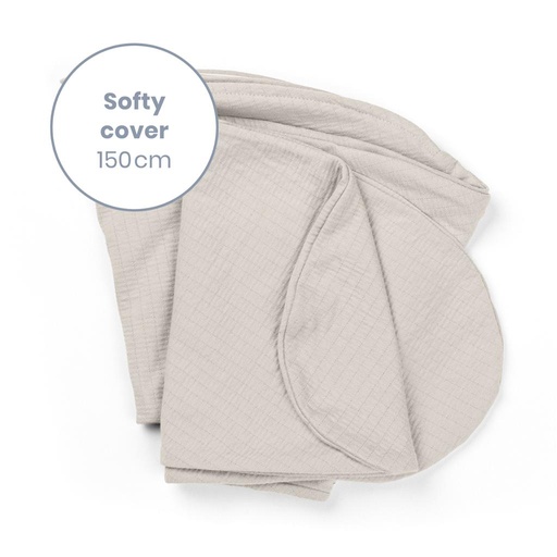 Hoes relaxkussen Softy tetra jersey sand