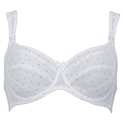 Borstvoedingsbeha miss cotton pearl white