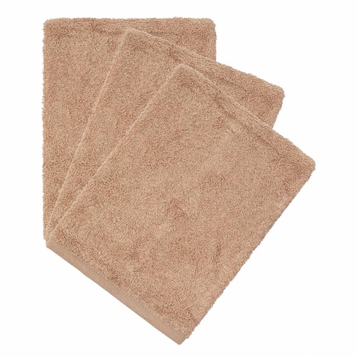 Washandjes (3 stuks) savannah sand