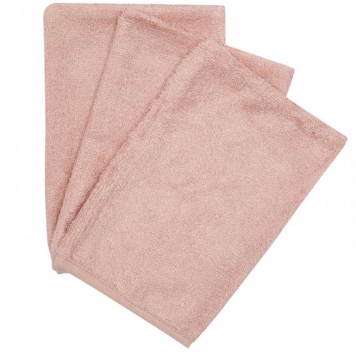 Washandjes (3 stuks) misty rose