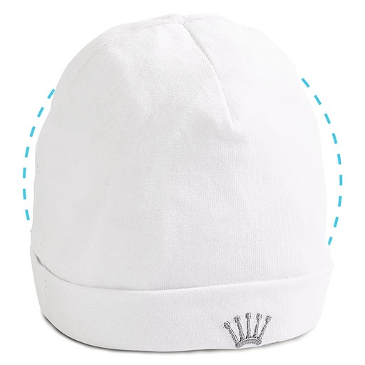 Muts crown simple basic lycra white