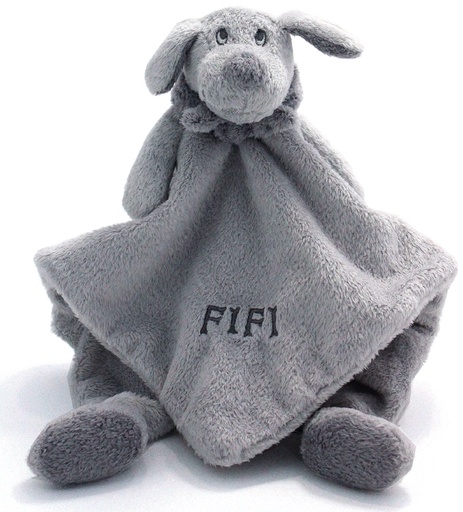 Doudou hond Fifi lichtgrijs