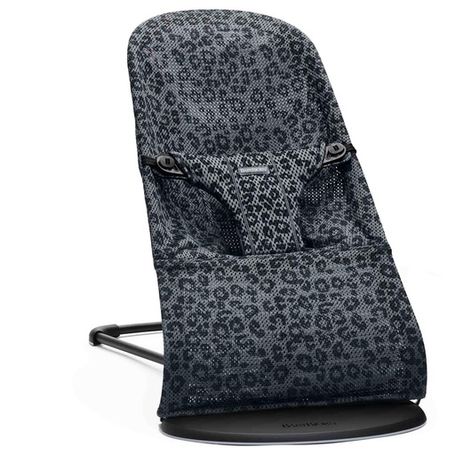 Wipstoel baby bliss (mesh) antraciet-leopard