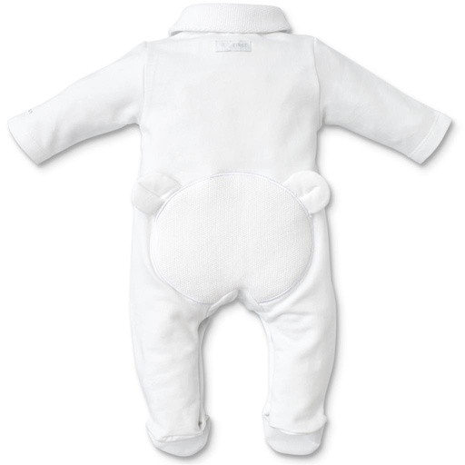 Babypakje teddyhead back white