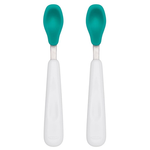 Set voedingslepels teal (turqoise)