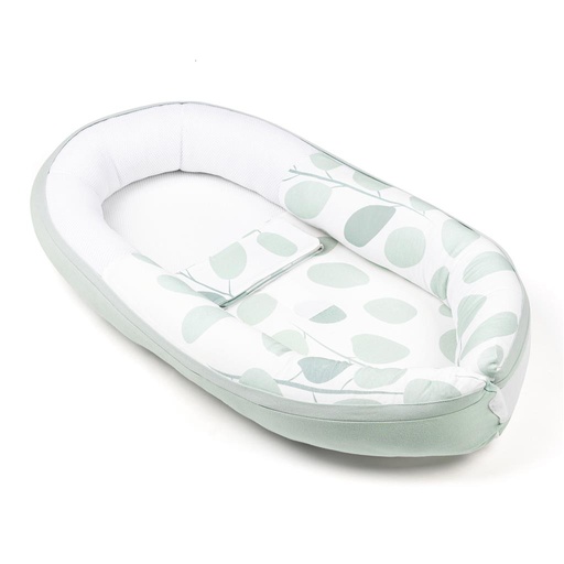 Babynest cocoon leaves aqua green