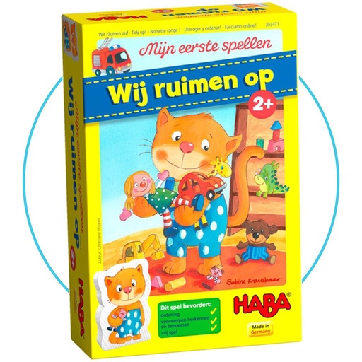 Mjn eerste spellen: wij ruimen op