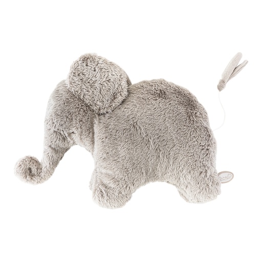 Muzikale olifant Oscar grijsbeige beige