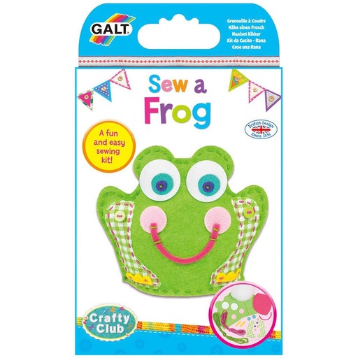 Crafty club: sew a frog