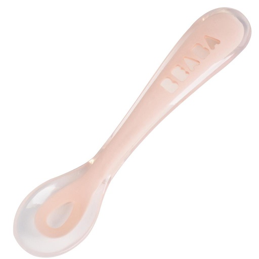 Lepel siliconen 2de maaltijd pink