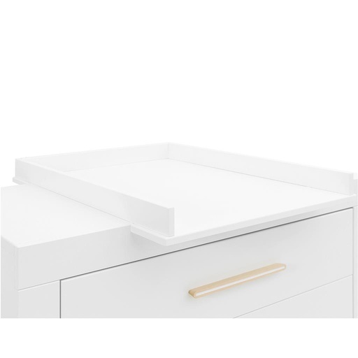 Verlengstuk commode Lisa wit - naturel