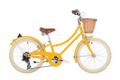 Fiets 20" gingersnap (incl. mandje) yellow