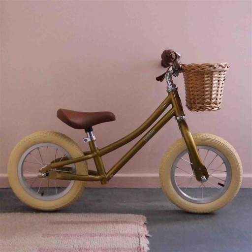 Loopfiets gingersnap balance bike gold