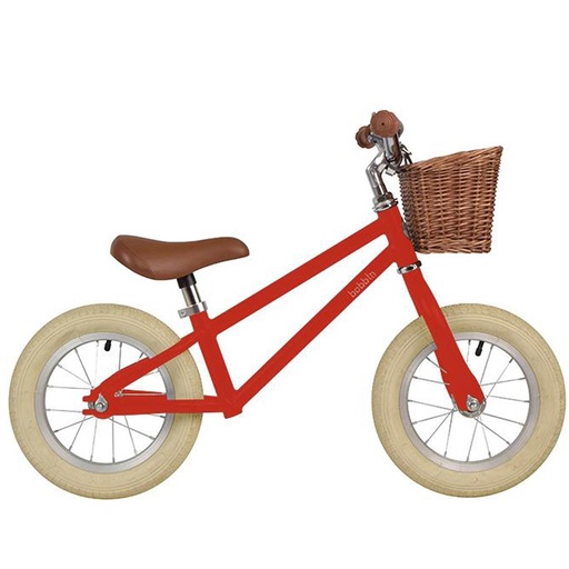 Loopfiets moonbug balance bike gloss red