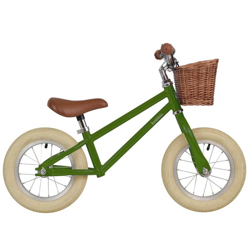 Loopfiets moonbug balance bike pea green