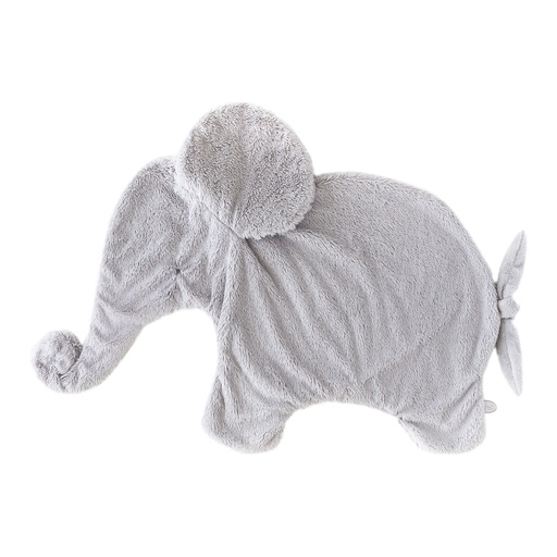 Knuffeldeken olifant Oscar (82cm) grijs