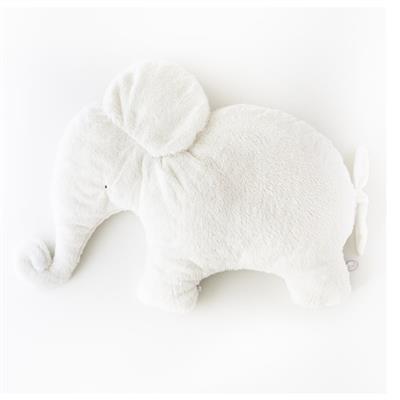 Knuffeldeken olifant Oscar (82cm) wit