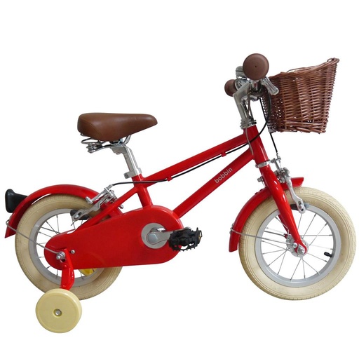 Fiets 12" moonbug gloss red