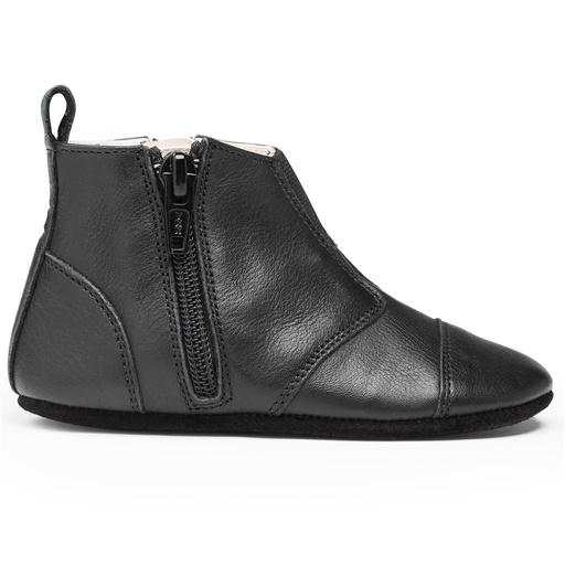 *Schoenen first steps (leder) night black