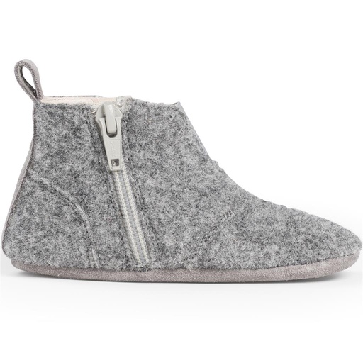 *Schoenen first steps (wol) misty grey