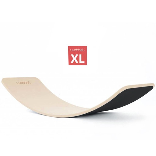 Balance board XL (blank gelakt met vilt) zwart