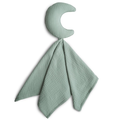 Doudou lovey blanket maan roman green