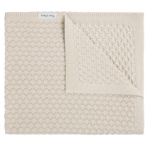 Deken wieg chunky sky warm linen