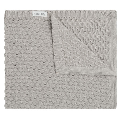 Deken wieg chunky sky urban taupe