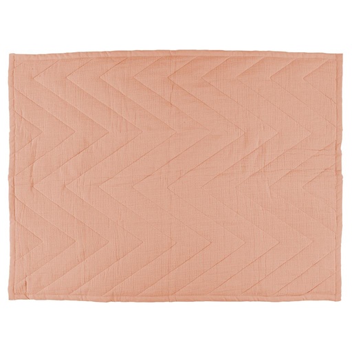 Deken katoen 75x100cm bliss coral