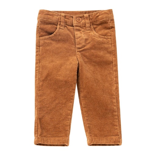 Broek rib cognac