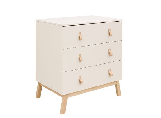 Commode met 3 laden Lines dune/naturel