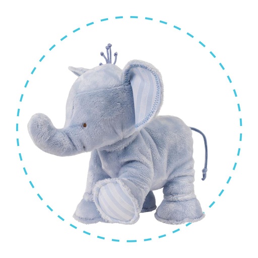 Olifant Ferdinand 12cm bleu ciel