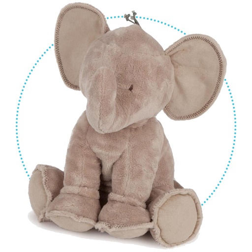 Olifant Ferdinand 25cm taupe