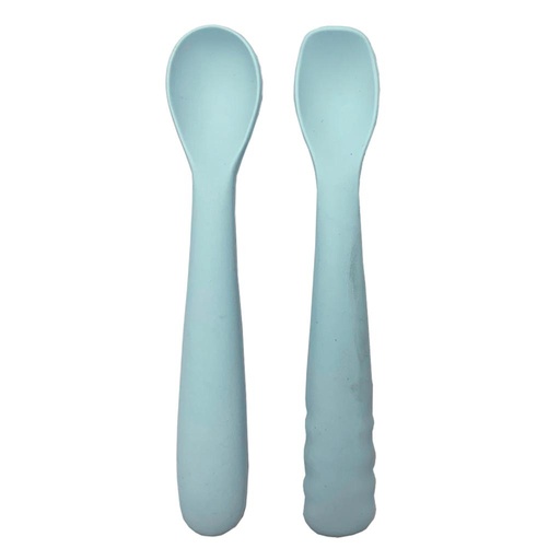 *Lepels (2 stuks) b-spoon shape blue