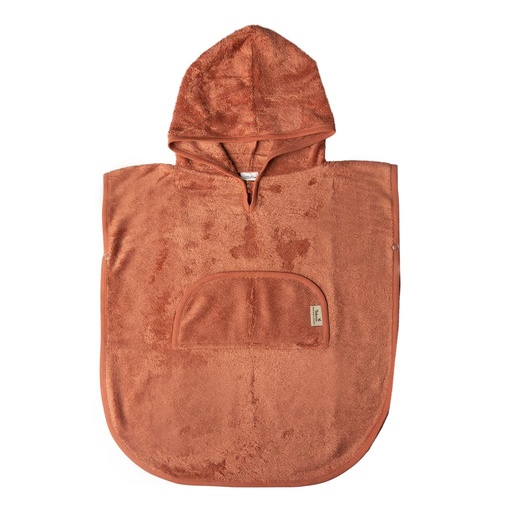 Poncho V-nek (2-4j) apricot blush