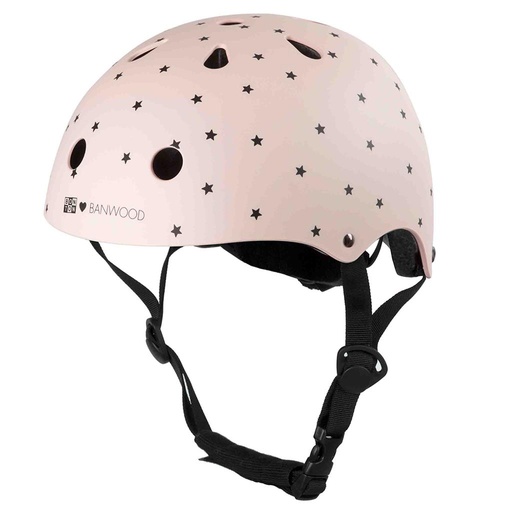 Fietshelm (new) bonton r pink (stars)