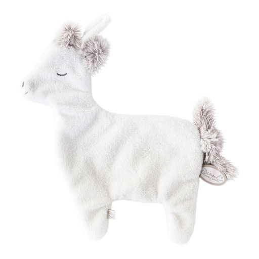 Fopspeendoekje (tuttie) alpaca Lulu wit