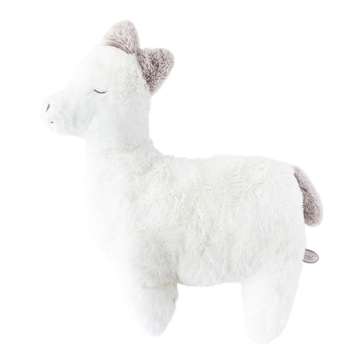 Knuffel (pillou) alpaca Lulu wit