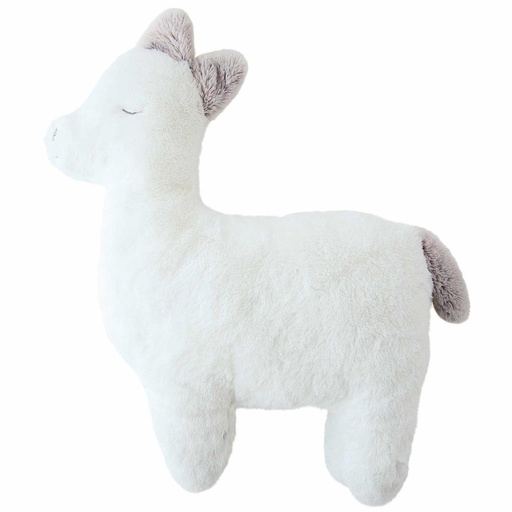 Knuffel (pillou) alpaca Lulu wit