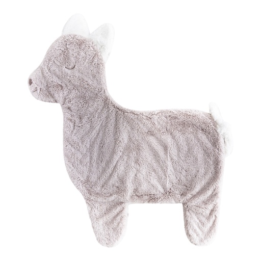 Knuffeldeken (moppie) alpaca Lulu greige