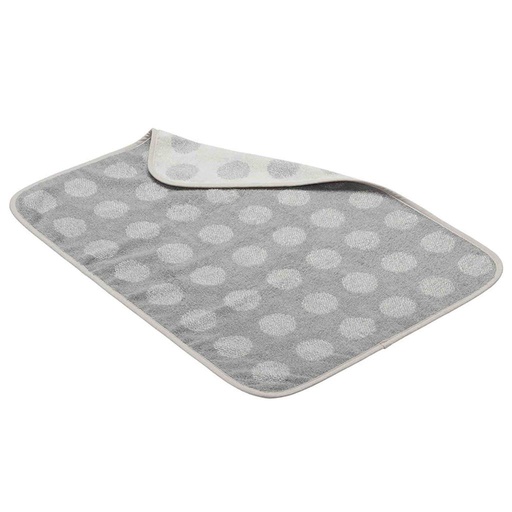 Topper voor waskussen matty dots (organic) cool grey