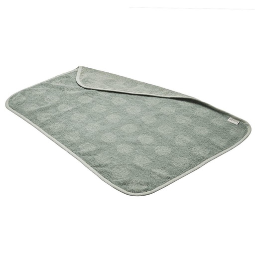 Topper voor waskussen matty dots (organic) sage green