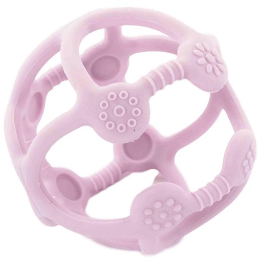 Bijtspeeltje b-ball (silicone) pink