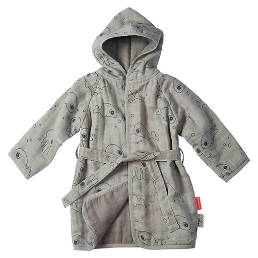 Badjas (3-4y) sea friends grey